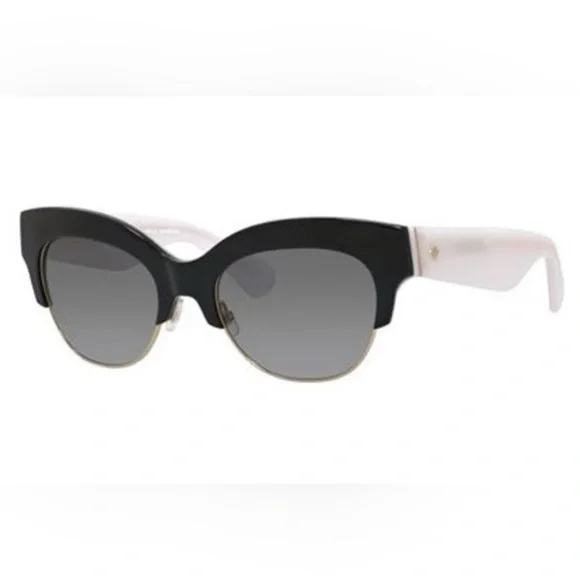 Kate Spade Nikki/S 0RRK Sunglasses Black White - Picture 8 of 8